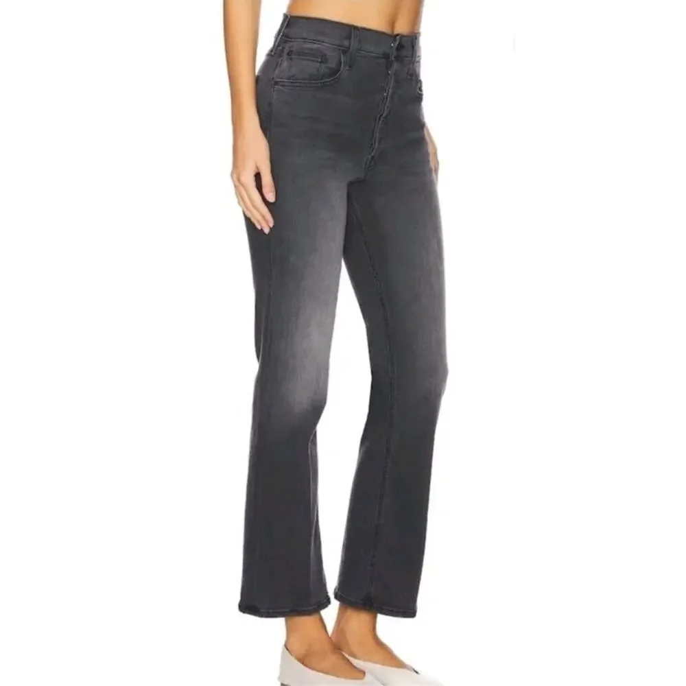 Mother The Tripper Ankle Jeans Women's 29 Gray High Rise Button Fly Stretch